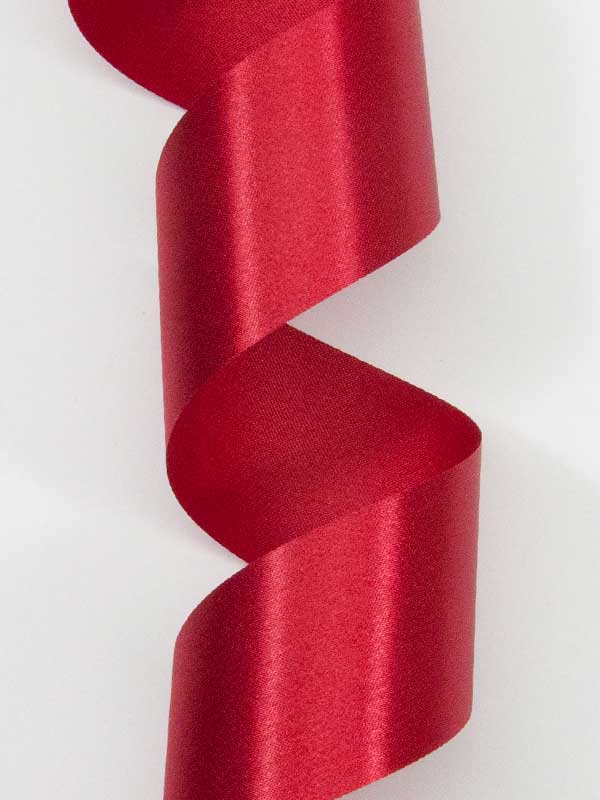 telegram wildernis Blijven satijn lint rood 40 mm breed - decoratie - Bloemschikwinkel